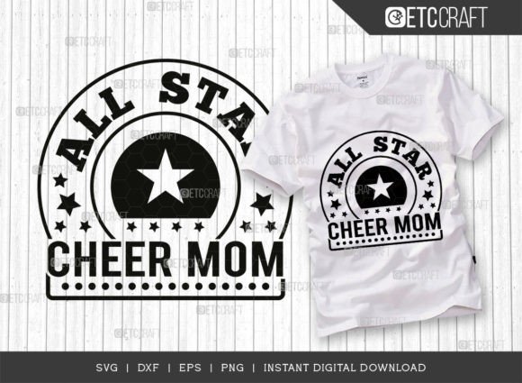 All Star Cheer Mom SVG Cut File Review