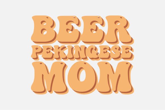 Beer Pekingese Mom SVG: A Designer's Review