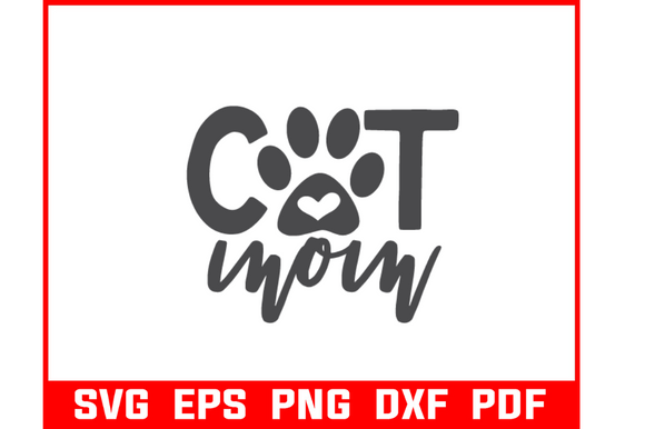 Cat Mom Svg Bundle Cat Lover Tshirt Review
