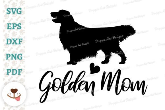Golden Mom, Golden Retriever Dog Mom Svg Review