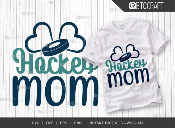 Hockey Mom SVG Cut File, Hockey Player Review